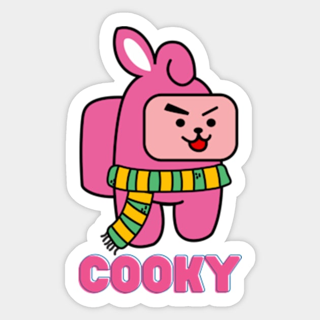 Among Us BT21 Cooky Sticker by TweeBee